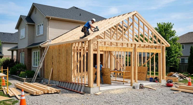 Attached Garage Construction in South Houston, TX