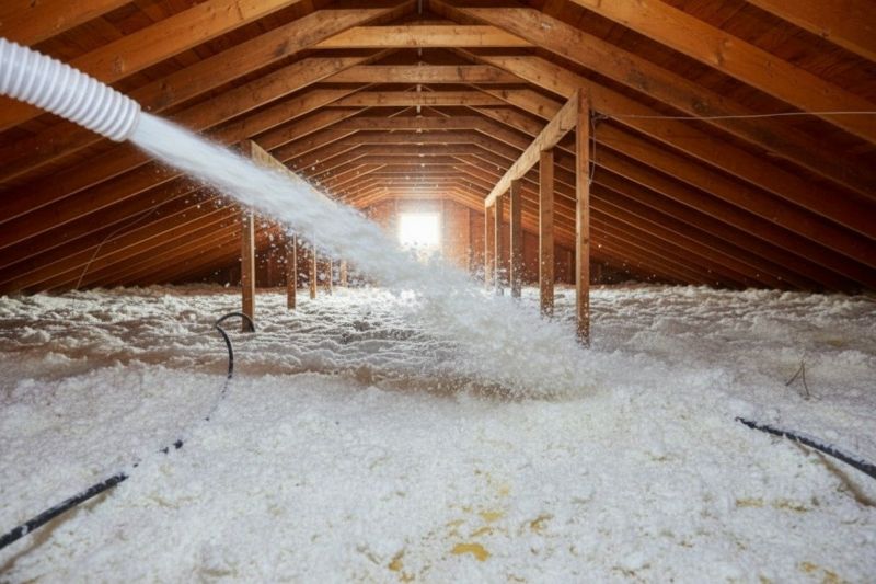 Blown Insulation Installation in Georgetown, TX