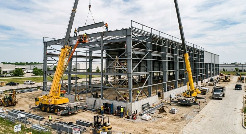 Commercial Garage Construction in Houston, TX
