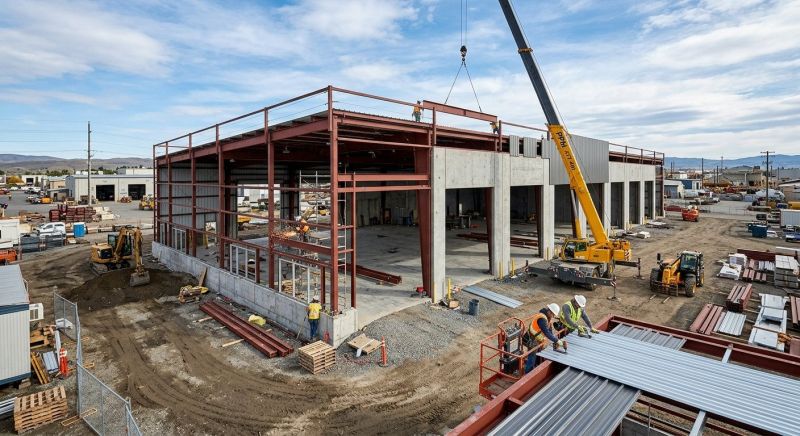Commercial Garage Construction in Katy, TX