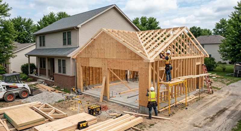 Detached Garage Construction in North Charleston, SC