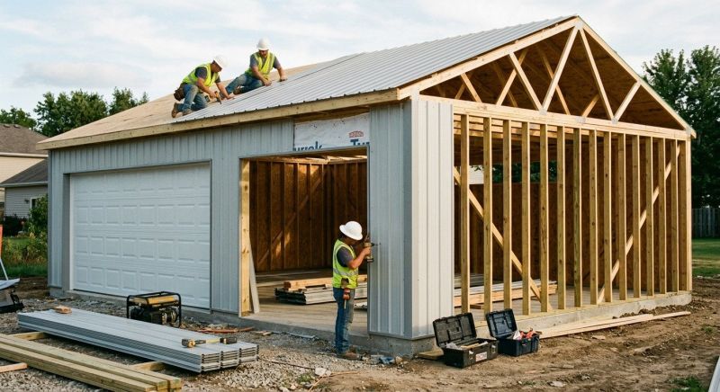 Garage Construction in Conroe, TX