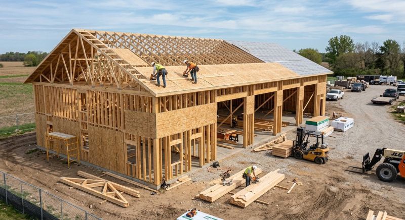 Industrial Garage Construction in Katy, TX