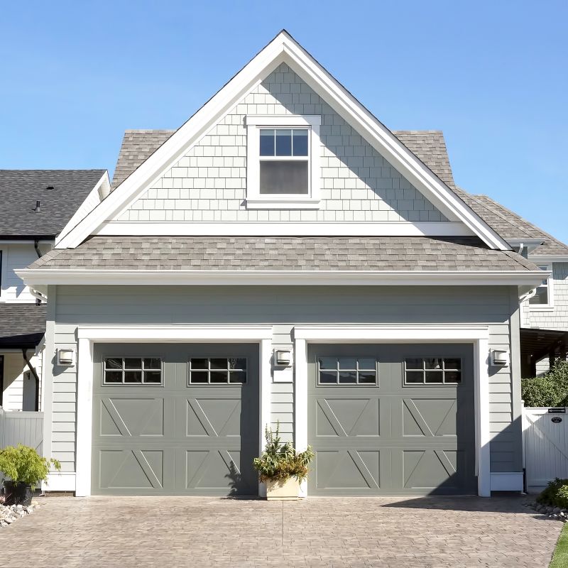 Two Story Garage Construction in Conroe, TX