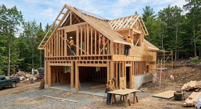 Two Story Garage Construction in Houston, TX