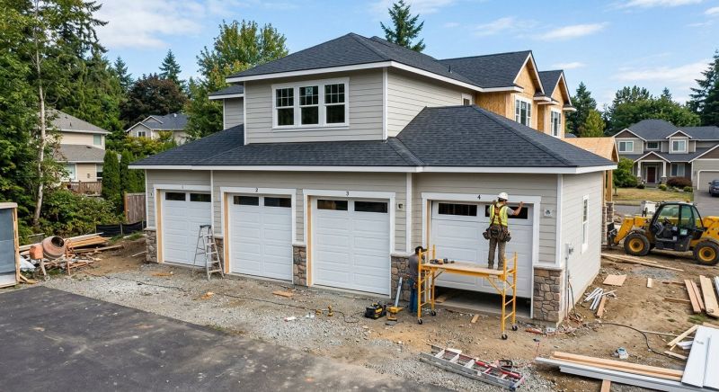 Four Car Garage Installation in Charleston, SC